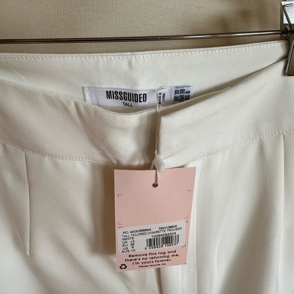 Misguided Tailored Cigarette Trousers - Picture 5 of 6